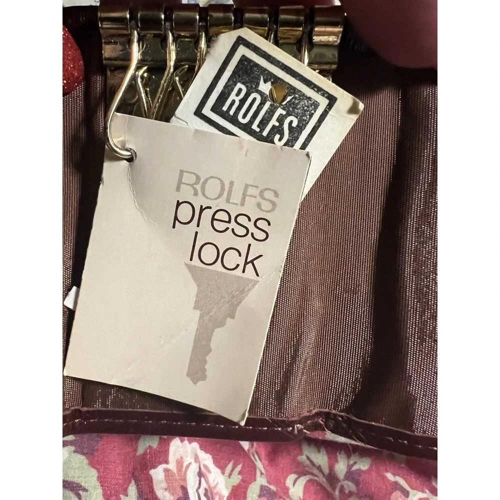 Vintage Rolfs Key‎ Kaddy Cowhide Leather Brown? Maroon? Ladysmith Ladies 6 Hooks